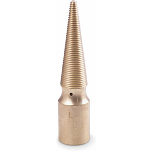 LA811/A Brass Tapered Spindle for Baldor Motors--left side Grobet #47.235